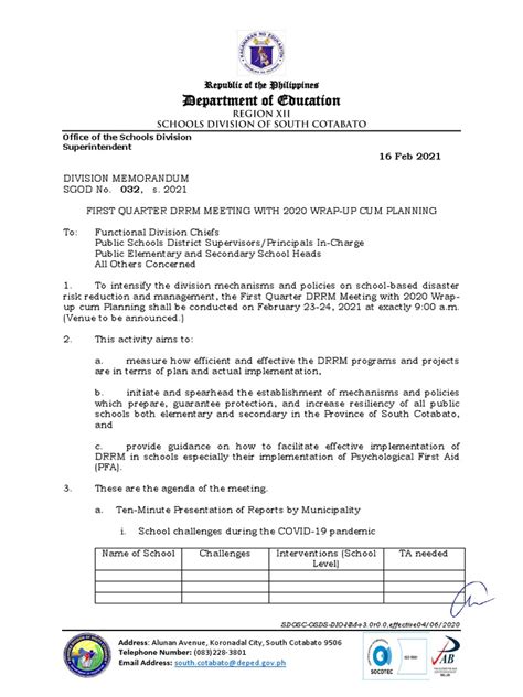 deped valenzuela memo issuances|SGOD.